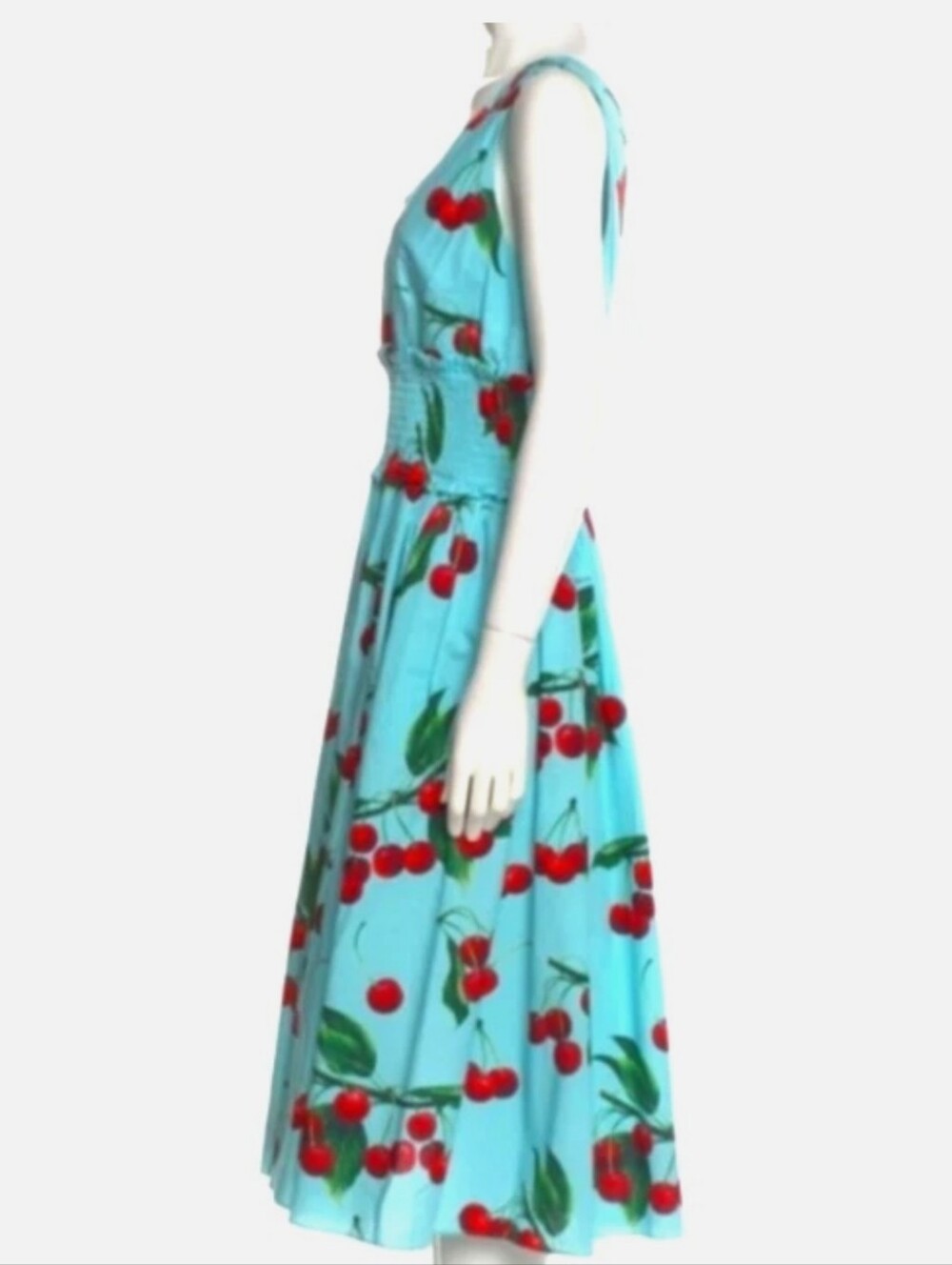 Dolce & Gabbana Cherry Print Dress $2495 Size XL Excellent Condition! - Picture 2 of 3